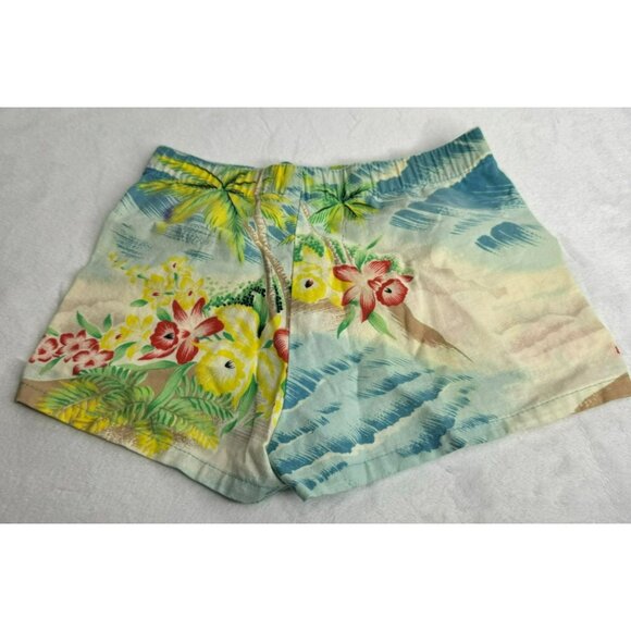 henri bendel Other - Henri Bendel 18 Mo. Infant Tropical Floral Hawaiian Shorts 100% Cotton Made In U